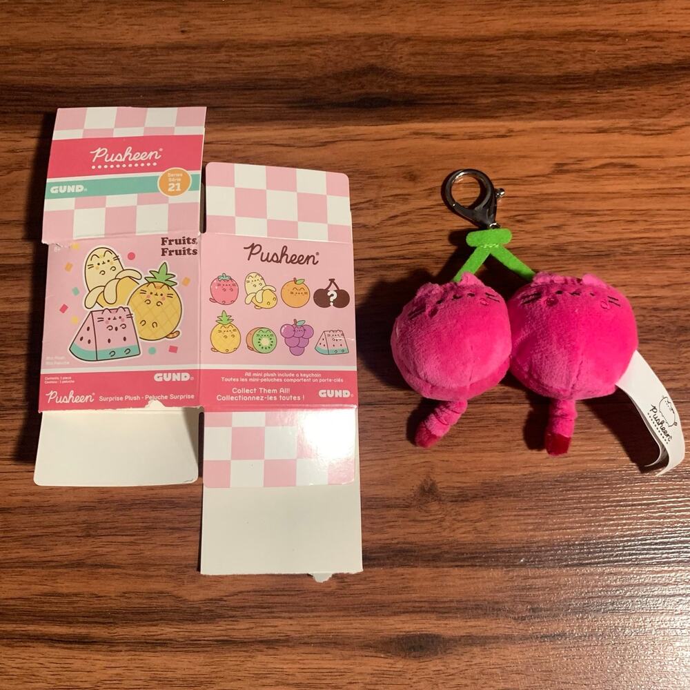 pusheen fruit mystery blind box cherry / cherries